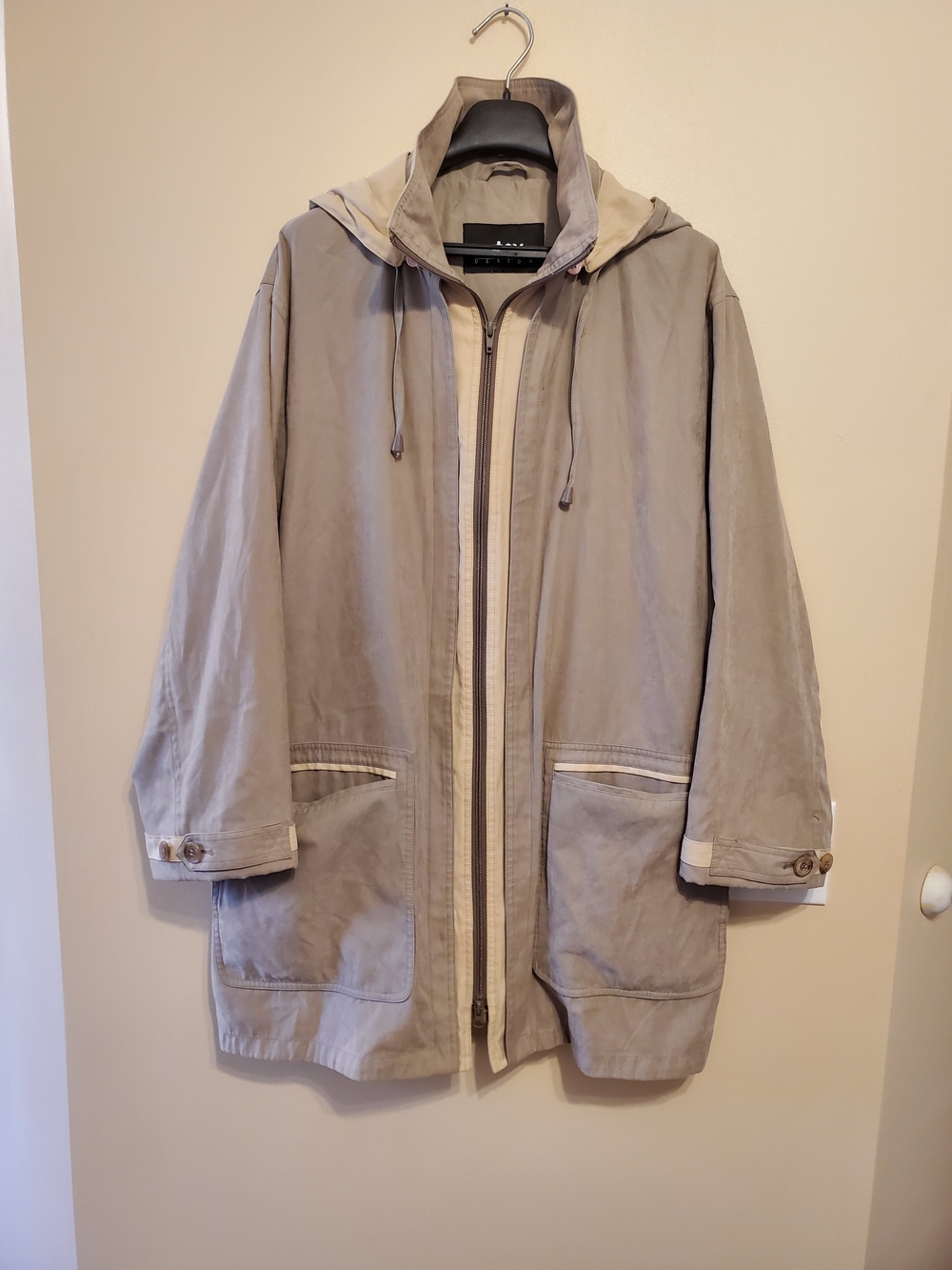 Utex Vintage Women's Utility Hooded Jacket - Light Taupe